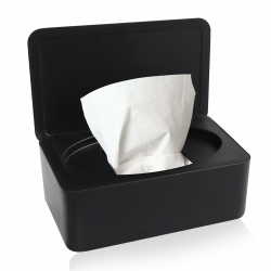 Feuchttücher Box, Feuchtes Toilettenpapier Box Feuchttücherbox Schwarz, Feuchttücher Box Baby, Aufbewahrungsbox Kunststoff Feuchttücher Spender mit Deckel für Zuhause und Büro Angebot bei HelloDeals
