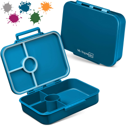 My Vesperbox – Bia - Bento Box Kinder - NEU - VERSTÄRKTE VERSCHLÜSSE - Auslaufsicher & BPA Frei - extrem robust - Lunchbox – Brotdose - ideal für Kindergarten und Schule… (Petrol) Angebot bei HelloDeals