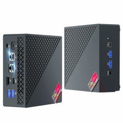 NiPoGi AM06 PRO Mini PC АMD Ryzen 7 6800H(8C/16T, bis zu 4,7 GHz), 32GB(2*16GB) DDR5 512GB M.2 NVMe SSD Mini Desktop Computer WiFi 6, Dual LAN, 4K Triple Display Micro-PC mit VESA für Schule/Büro/HTPC Angebot bei HelloDeals