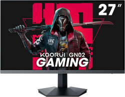 KOORUI 27 Zoll Gaming Monitor, PC Bildschirm 240Hz, FHD, 1ms, Adaptive Sync (1920 x 1080p, DCI-P3 90%, SRGB 100%, HDMI, DisplayPort, VESA 75x75) Angebot bei HelloDeals