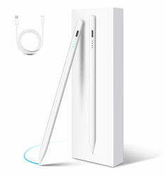 4-Ok Eingabestift für Tablet, Stylus Pencil, kompatibel mit iPad 10/9/8/7/6, iPad Pro 11"/12,9", Air 3/4/5, Mini 5/6. Grafikstift mit Erkennung, Neigung, Handflächenablehnung und magnetischer Angebot bei HelloDeals