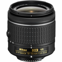 Nikon AF-P DX NIKKOR 18-55mm f/3.5-5.6G VR Objektiv für Nikon Modelle ab 2013 (Generalüberholt) Angebot bei HelloDeals