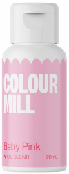 Colour Mill Oil Blend Baby Pink Lebensmittelfarbe auf Ölbasis - Lebensmittelfarben für Schokolade, Fondant, Cupcakes, Kuchen, Backen, Macaron - Food Coloring für Tortendeko - 20ml Baby Rosa 20 ml Angebot bei HelloDeals