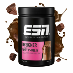 ESN Designer Whey Proteinpulver, Milk Chocolate, 908 g, bis zu 23 g Protein pro Portion, ideal zum Muskelaufbau und -erhalt, geprüfte Qualität - made in Germany Angebot bei HelloDeals