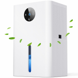 Luftentfeuchter Elektrisch 1800ML,Tragbarer Raumentfeuchter,Ultra Leise 30 dB,Automatisches Abtauen,Automatisches Ausschalten,Entfeuchter für Badezimmer,Wohnung. Angebot bei HelloDeals