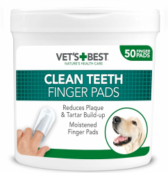 Vet's Best Hunde Zahnreinigungstücher 50 Stück, Weiß Angebot bei HelloDeals