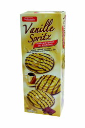 Vanille Spritz Spritzgebäck Vanille mit Schokolade 300g Angebot bei HelloDeals