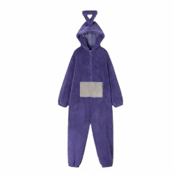 cutecool Halloween Overall Kostüm Onesie Pyjamas Unisex Tier One-Piece Kostüm Homewear Nachtwäsche Party XL Lila Teletubbies Angebot bei HelloDeals