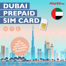 Power Sim Dubai Prepaid SIM-Karte, Vereinigte Arabische Emirate Abu Dhabi (10 GB 10 Tage) Angebot bei HelloDeals