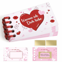 Valentinstag Liebes Geschenk Rubbelkarten für ihn sie,Valentinstag Romantisches Geschenk Rubbellos für ihn sie,Jahrestag Geschenk für Männer Frauen,Ich Liebe Dich Geschenke für Freund Freundin Angebot bei HelloDeals