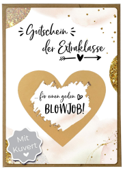 Joli Coon Valentinstag Karte für Ihn mit Kuvert - Gutschein der Extraklasse Angebot bei HelloDeals