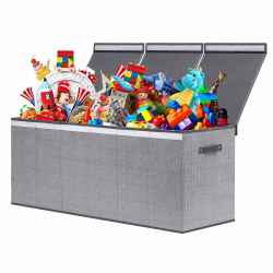 ELUCHANG Aufbewahrungsbox mit Deckel Kinder, 147L Große Faltbare Truhen & Kisten für Kinder, Aufbewahrungsbox Kinderzimmer, Spielzeugkiste Aufbewahrungsbox für Kinderzimmer,Kleidung,Schlafzimmer Angebot bei HelloDeals