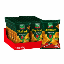 funny-frisch Chipsfrisch ungarisch, 12er Pack (12 x 40 g) Angebot bei HelloDeals