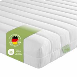 DREAMSTAR Easy Flex | ergonomische 7-Zonen Kaltschaummatratze | Öko-Tex Zertifiziert | Härtegrad 2 und 3 (H2 & H3) | Rollmatratze | Made in EU I 90 x 200 cm Angebot bei HelloDeals