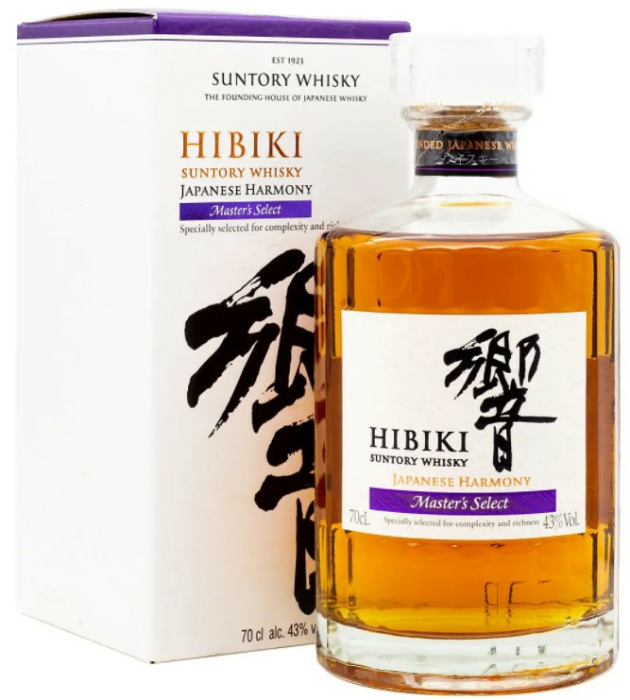 Suntory Hibiki Japanese Harmony Master Select Japanese Blend Whisky 0,7l 43%