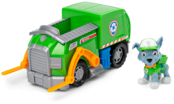 PAW PATROL, Recycling-Fahrzeug mit Rocky-Figur (Basic Vehicle/Basis Fahrzeug), Spielzeugauto, ab 3 Jahren Angebot bei HelloDeals