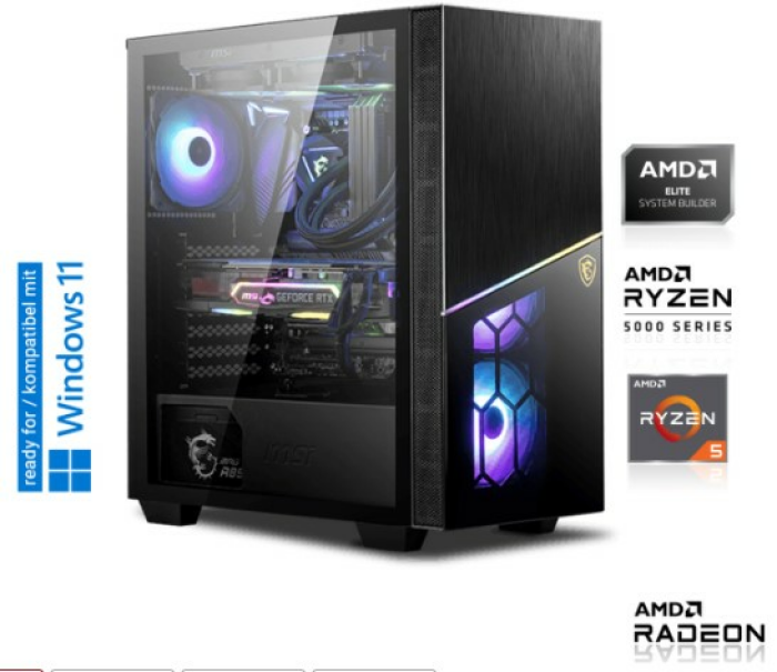 GAMING PC AMD Ryzen 5 5600X 6x 3.70GHz | RX 6900 XT 16GB | 16GB DDR4 | 1000GB M.2 SSD
