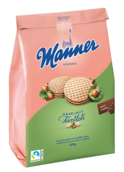 Manner Törtchen | knusprige Kekse mit Haselnusscreme | 1er Pack (400 g) Angebot bei HelloDeals