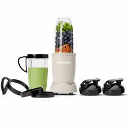 nutribullet Pro 900, Elektrischer Mixer, zerkleinerer, Smoothie Mixer, Multifunktionsmixer, 900w leistung, 900ml und 710ml Becher, Matt Sand, NB910MASN Angebot bei HelloDeals