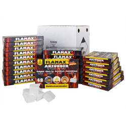 FLAMAX 576x / 1152x Anzündwürfel Kaminanzünder Kohleanzünder Anzünder Würfel Grillanzünder Ofenanzünder für Kamin, Ofen Kohlenanzünder Anzündwolle Anmachwürfel, Anzahl :24 Pakete = 1152 Würfel Angebot bei HelloDeals