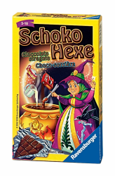 Ravensburger 23082 - Schoko Hexe, Mitbringspiel für 2-6 Spieler, Kartenspiel ab 6 Jahren, kompaktes Format, Reisespiel Angebot bei HelloDeals