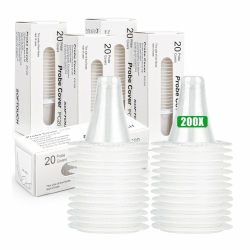 200 Stück Braun Fieberthermometer Schutzkappen, Braun Fieberthermometer Ohr, Thermometer Ohren, Ersatzschutzkappen für alle Braun Ohrthermometer Angebot bei HelloDeals