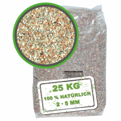 Meine Hennen Mineralgrit 25kg, 2-5mm Körnung, Muschelgrit, Hühnergrit, Pickstein für Hühner, Gritstein, Futterkalk zur Förderung von stabileren Eierschalen, Knochen und Federn Angebot bei HelloDeals