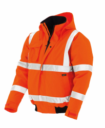 texxor Unisex Værdiler Warnschutz Pilotenjacke Whistler wasserdichte winddichte Arbeitsjacke orange L, Orange, L EU Angebot bei HelloDeals