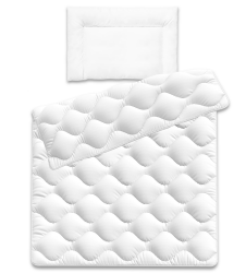 Siebenschläfer Baby Bettdecke und Kissen im Set - Kinderdecke 100 x 135 mit Kopfkissen 40x60cm Angebot bei HelloDeals