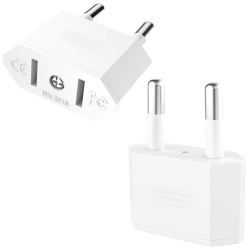 VIEVRE Adapter USA Deutschland Stecker,2 Stück US to EU Adapter,US Adapter EU,USA Adapter Steckdose,EU to US Adapter, EU Stecker Adapter,CE-Zertifizierun,USA Adapter für Geräte mit USA-Netzteil Angebot bei HelloDeals