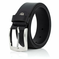 LINDENMANN Gürtel Herren Vollledergürtel aus Büffelleder, 40 mm breit, kürzbar, Gürtel, Ledergürtel, Jeans-Gürtel, XL, schwarz 100 Angebot bei HelloDeals