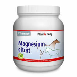 Pharmox Pferd & Pony Magnesiumcitrat (500 Gramm Pulver) -100% aus reinem Magnesium ohne Zusätze - Hochdosiert Angebot bei HelloDeals