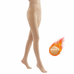FQQF Thermo Strumpfhose Damen 320g,Strumpfhosen Damen Winter für 40-70kg,Thermostrumpfhose Damen Hautfarbe,Gefütterte Strumpfhose Damen für -5~10°C (23~50°F) Angebot bei HelloDeals