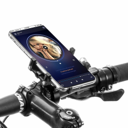 ROCKBROS Fahrrad Motorrad Handyhalterung für 4.2-6.8 Zoll Smartphone 360° Drehbar Ebikes Halterung für Lenker 22.2 bis 31.8mm Universal Angebot bei HelloDeals