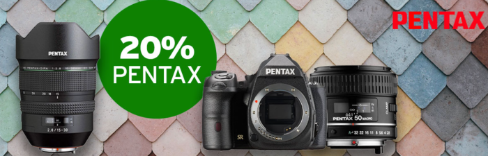 20% Rabatt Pentax auf Kameras und Objektive!