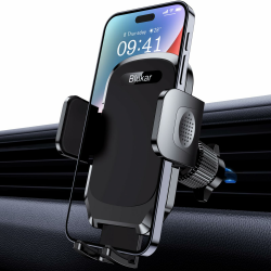 Blukar Handyhalterung Auto Lüftung, Handyhalter für Autos 360° Drehbar, KFZ Autohalterung mit Upgrade Stabilerem Hakenclip & EIN-Knopf-Release für iPhone, Galaxy und Alle 4,0-6,7 Zoll Smartphone Angebot bei HelloDeals