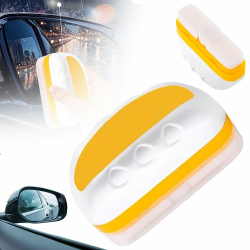 Multifunktionale ölfilm Reinigungsbürste, 2025 Neu Auto-Glasbeschichtung und Ölfilm Entferner, ölabweisende Folie für Autoscheiben, Scheibenreiniger Auto Geeignet für Alle Gläser (1) Angebot bei HelloDeals