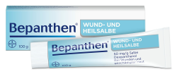Bepanthen Wund- und Heilsalbe, unterstützt die Heilung bei kleinen, oberflächlichen Wunden und schuppig-rissigen Hautstellen, 100g Angebot bei HelloDeals
