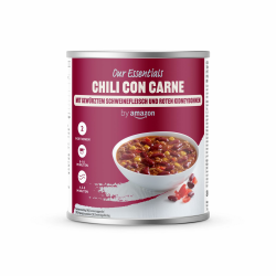 by Amazon Chili con carne mit Schweinefleisch und roten Bohnen, 800g Angebot bei HelloDeals