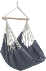 AMANKA XXL Hängesessel 185x130cm - 150kg Belastbar - Gartenmöbel Outdoor 2 Personen Hänge Outdoor Sessel Jugendzimmer Mädchen - Sitzsack zum Hängen Schaukel Garten Erwachsene Anthrazit Angebot bei HelloDeals