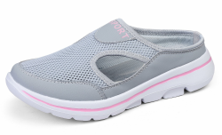 Meik Mangni Hausschuhe Damen Herren Clogs Leichte Pantoffeln atmungsaktive Pantoletten Mules rutschfest Gartenschuhe Sabots Outdoor Indoor Gr.36-48 EU 39 EU Grau Pink Angebot bei HelloDeals