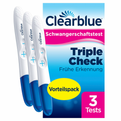 Clearblue Schwangerschaftstest Frühe Erkennung, Frühtest, Pregnancy Test, 3x Frühschwangerschaftstest / Schwangerschaftsfrühtest, Vorteilspack, 99 % zuverlässig, Schwangerschaft bestimmen, 25 mIU/ml Angebot bei HelloDeals