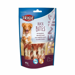 TRIXIE Hundeleckerli PREMIO Hunde-Durck Bites 80g - Premium Leckerlis für Hunde glutenfrei - ohne Getreide & Zucker, schmackhafte Belohnung für Training & Zuhause - 31592 Angebot bei HelloDeals
