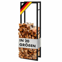 KARAT Kaminholzregal für Innen & Außen - Brennholzregal Feuerholzregal Stapelhilfe (80 x 25 x 60 cm) Angebot bei HelloDeals