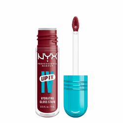 NYX Professional Makeup Feuchtigkeitsspendender Lipgloss und Lip Stain, Bis zu 12 Stunden Pflege, Lip IV Hydrating Gloss Stain, Farbe: Blush Rush Angebot bei HelloDeals