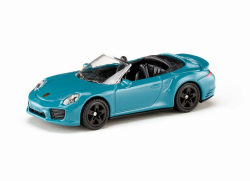 siku 1523, Porsche 911 Turbo S Cabrio, Metall/Kunststoff, Blau, Spielzeugauto für Kinder Angebot bei HelloDeals