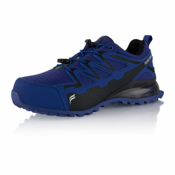 Fusskleidung® Damen Herren Wanderschuhe wasserdichte Trail Running Trekkingschuhe 44 EU Blau Schwarz Angebot bei HelloDeals