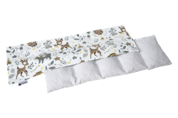 Medi Partners Kirschkernkissen 60x20cm 800g 100% Baumwolle 5 kammern Körnerkissen groß Öko Natur Wärmekissen Kältetherapie abnehmbarer Bezug (Reh) Reh Baumwolle Angebot bei HelloDeals