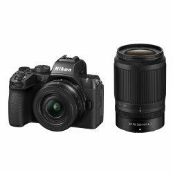 Z50II Kit 16-50 DX + 50-250 DX | Ideal für Fotos, Filme, Vlogs und Live Streaming (20.9 MP, 4k Video, Picture Control + kostenloser Nikon Imaging Cloud) Angebot bei HelloDeals