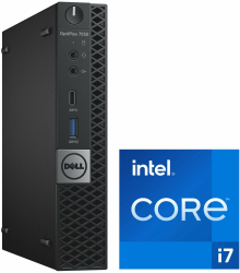 Optiplex 7050 Silent Mini-PC Business Office Multimedia Computer mit 3 Jahren Garantie! Intel Core i7 6700T, 8 Threads, 3.6 GHz - 16 GB DDR4-512 GB SSD - USB3 - WLAN - Windows 11 Prof. 64-Bit - 7909 Angebot bei HelloDeals